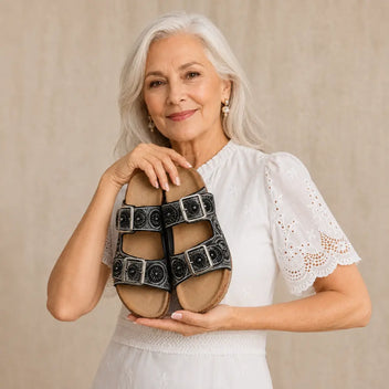 Sandália Birken Ortopédica Feminina Mosaíra
