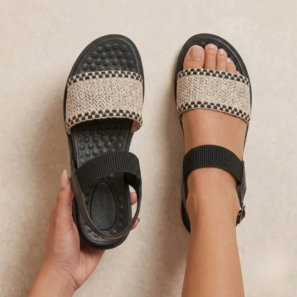 Sandália Ortopédica Feminina FlexWeave