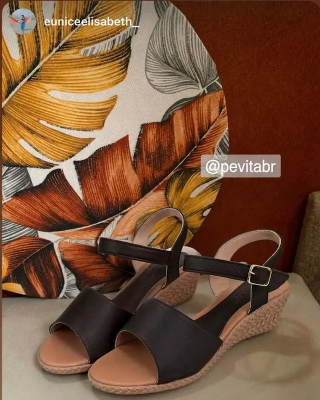 sandália ortopédica feminina pévita